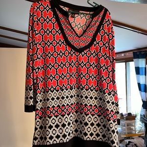 Dana Buchman tunic top. Size 2X.